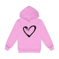 thumbnail image 3 of Jamsmile Toddler Girls Hoodies Casual Graphic Print Hooded Sweatshirt Pullovers Comfortable Lined Soft Child Girls Outerwear, 3 of 3