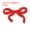 Red, variant on Uxcell Bow Iron on Patches, Cute Sew on Bows Embroidered Applique Patches Fit for Jeans Jackets Women Clothes Orange