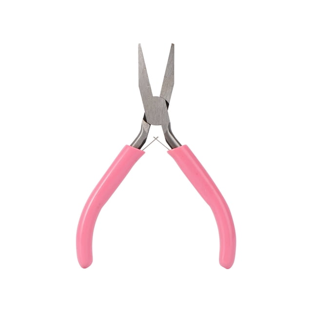1 alicate de acero con alto contenido de carbono para joyería, pinza artesanal hecha a mano, herramientas para abalorios, para el hogar y la tienda.