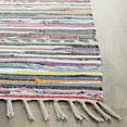 thumbnail image 4 of Safavieh Rag Rug Collection RAR121M Handmade Boho Stripe Cotton Runner, 2'3" x 12' , Grey / Multi, 4 of 4