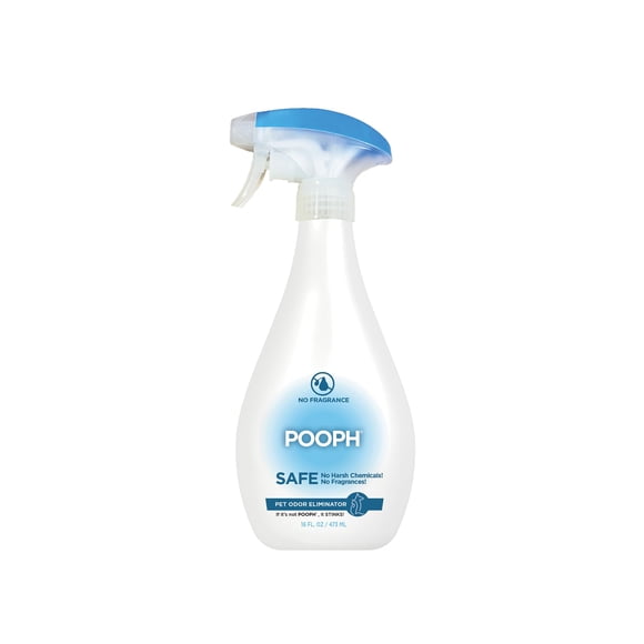 Eliminador de olores para mascotas POOPH 473 ml en spray sin fragancia