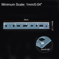 thumbnail image 2 of Unique Bargains 2pcs Unbreakable Flexible Rulers 20cm PVC Shatterproof Folding Plastic Ruler with Wavy Lines, Blue, 2 of 6