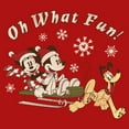 thumbnail image 2 of Boy's Mickey & Friends Oh What Fun Sled  Graphic Tee Red Medium, 2 of 4