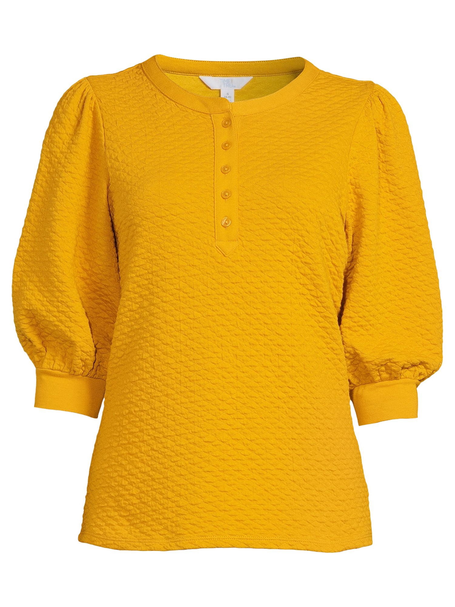 Time and Tru Women's Quilted Top