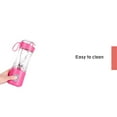 thumbnail image 4 of kurtrusly 400ML Electric Automatic Juicer Rechargeable Fruit Extractors Juice Blender Cup Juicing Mixer Milkshake Kitchen Outdoor Purple, 4 of 6
