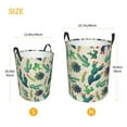 thumbnail image 5 of XMXT Collapsible Laundry Basket, Multi Cactus Watercolor Polyester Waterproof Laundry Hamper, 40L, 5 of 8