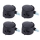 thumbnail image 5 of 4 ruedas universales de 2 pulgadas con freno silencioso, ruedas giratorias de 360 grados, suministro de muebles, 5 of 15