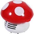thumbnail image 2 of 6 Colors Cute Mini Mushroom Vacuum Desktop Vacuum Cleaner Dust Vacuum for Keyboard Corner Sweeper(red), 2 of 5