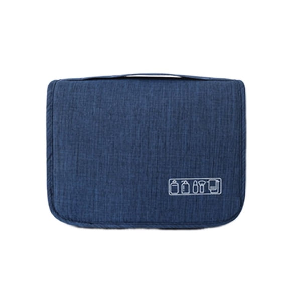 Hanging Travel Toiletry Bag for Men & Women, Large Capacity Waterproof Cosmetic Organizer with Wet/Dry Separation & Hook, Portable Wash Bag for Business Trips & Home Use