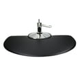 thumbnail image 3 of Berkeley Semi Circle Salon Mat 3' x 5' (Set of 6) BLACK Anti-fatigue  Mat  for Salon or Barber Shop, 3 of 3