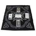 thumbnail image 4 of Tela de terciopelo grueso de alta calidad, tela de Tarot con pentagrama de Triple Luna, uso para suministros y herramientas de brujería Wiccan, 4 of 5