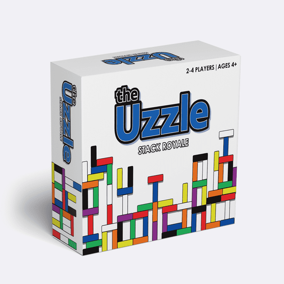 Stack Royale Board Game, Action Packed Fast & Fun Family Board Game, Suitable for Children & Adults, Color Block Puzzles Games, Family Card Games for Adults & Kids for Age 4