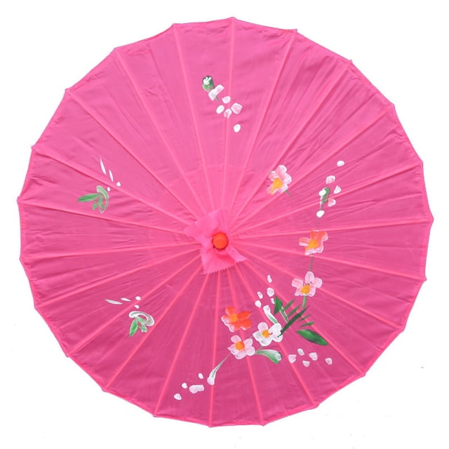 Paraguas antiguo decorativo de techo pintado a mano, paraguas de seda, accesorios de actuación de danza del viento antiguo, paraguas artesanal
