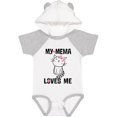 thumbnail image 3 of Inktastic My Mema Loves Me Girls Girls Baby Bodysuit, 3 of 5