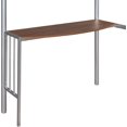 thumbnail image 6 of Metal Twin Size Loft Bed with Desk, Heavy Duty Bedframe with Ladder and Safety Guardrail, Space-Saving, Noise Free, No Box Spring Needed, 6 of 8