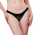 thumbnail image 3 of Women's Sexy Satin String Bikini Underwear Shine Smooth Underwear, 3 of 6