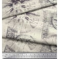 thumbnail image 3 of Soimoi polyester Crepe Fabric Elephant & Wheel Panel Decor Fabric Printed Yard 42 Inch Wide, 3 of 3