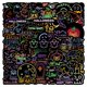 thumbnail image 1 of Paquete de pegatinas Halloween Neon, 50 unidades, de vinilo, impermeables, 1 of 2
