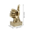 thumbnail image 4 of Thumbs Up Hand Sculpture Hand Statue Hand Gesture Desk Statue Cabinet Shelf Decoration, 4 of 9