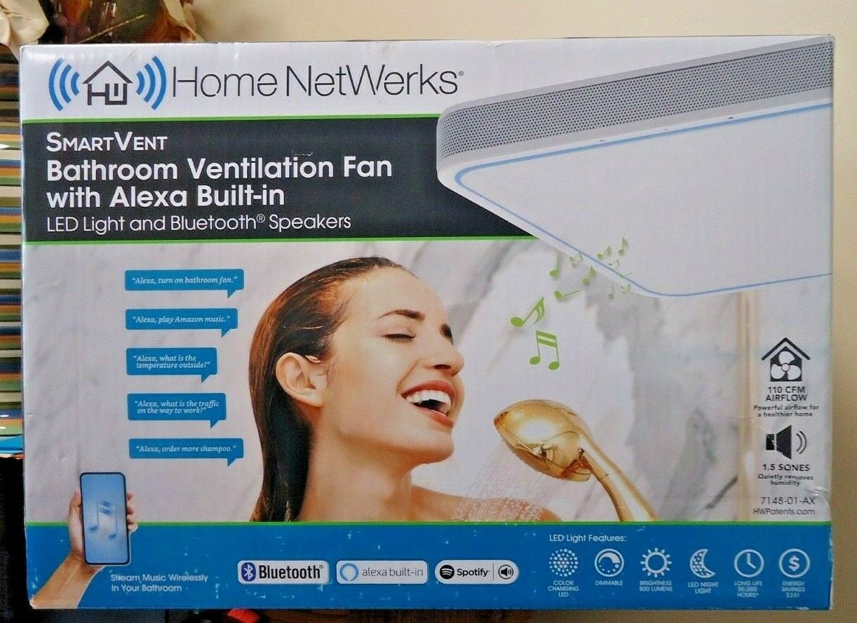 NEW!! Home NetWerks SmartVent Bathroom 
