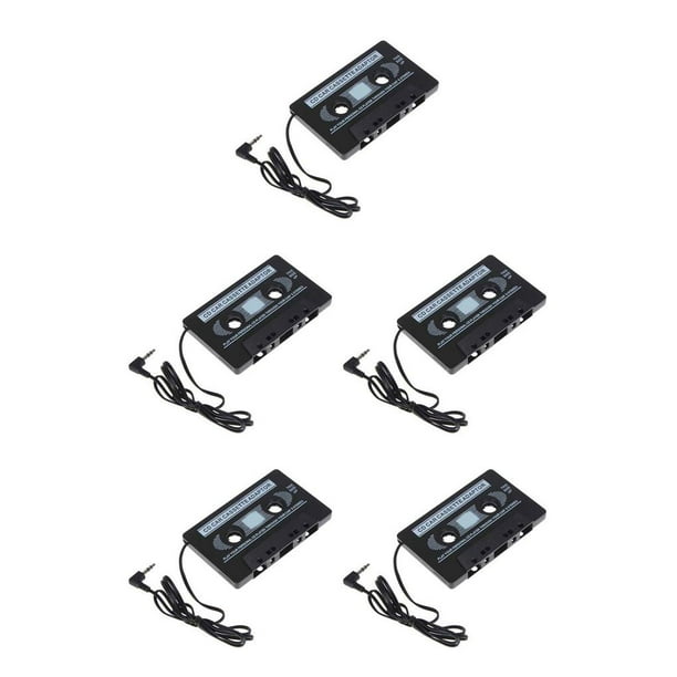 Kironypik Car Cassettes Tape Mini Plastic Audio Stereo Adapter 3.5mm