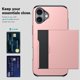thumbnail image 2 of AMORUS For iPhone 17 Case with Sliding Card Holder PC TPU Phone Back Cover - Navy Blue, 2 of 5