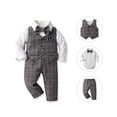 thumbnail image 2 of Gerichy Baby Boys Formal Suit Toddler Gentleman Suit Dress Slim Fit Shirt+Vest+Pants Outfits Toddler Gentleman Set, 2 of 3