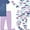 Mermaid - Clouds, variant on Prestigez Girls' Snug-Fit Organic Cotton 4 Piece Pajama Sleepwear Set