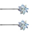 thumbnail image 2 of Toystoory Spinner de viento para espantar pájaros, 2 uds., exclusivo, repele pájaros y mejora el efecto de decoración del jardín, es obvio Jardín y Patio Plata, 2 of 6