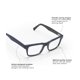 thumbnail image 2 of Lentes de Lectura eyebobs Fare n Square Crystal Tiger +2.75, 2 of 5