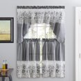 thumbnail image 1 of Juego de cortinas de lino americano bordadas con lentejuelas, 3 piezas, 1 of 6