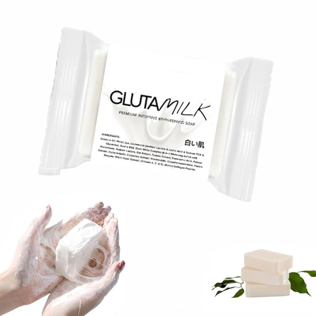 Fiudx Jabón de Cúrcuma, Barra Facial Iluminadora Natural, Jabón de Limón con Doble Efecto Blanqueador, Gel de Ducha Limpiador Suave, para Rostro, Cuerpo y Afeitado, Apto para Todo Tipo de Piel, Barra