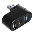 thumbnail image 3 of Adaptador USB 3.0 2.0 Hub Negro perfke 3 Puertos USB, 3 of 9