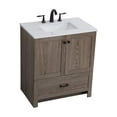 thumbnail image 4 of 30 inch Single Bathroom Vanity in Weathered oak, 4 of 8
