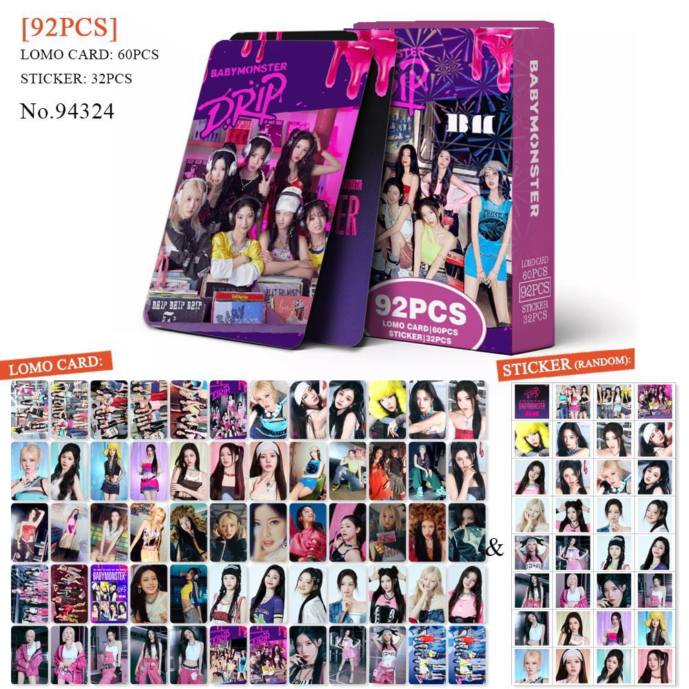 60 photos and 32 pcs sticker of multinational girl group BABY