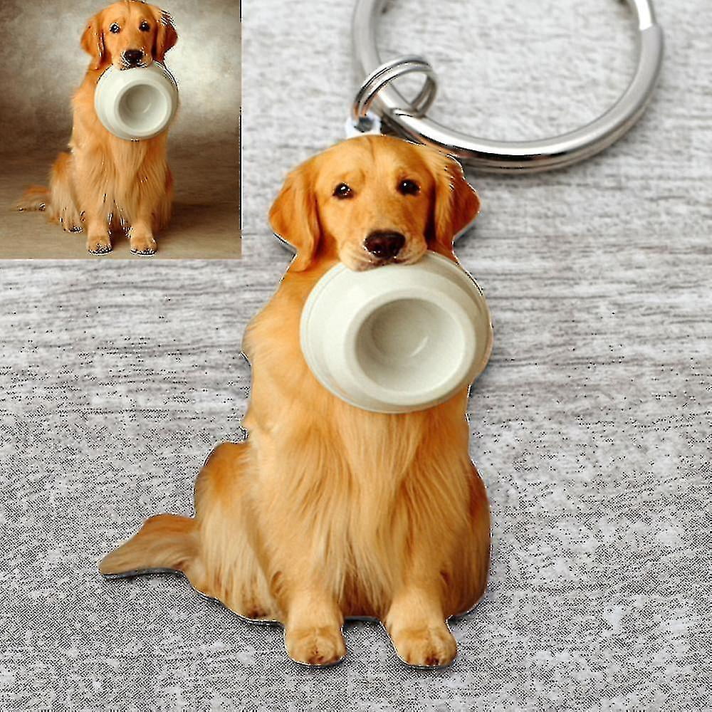 Custom Dog Keychain custom Photo Keyring personalized Dog Keychain Cat Keychain Animal Photo Walmart