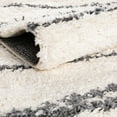 thumbnail image 3 of Rugs.com Serenity Shag Collection Rug – 5' x 8' White Shag Rug Perfect For Living Rooms, Large Dining Rooms, Open Floorplans, 3 of 6