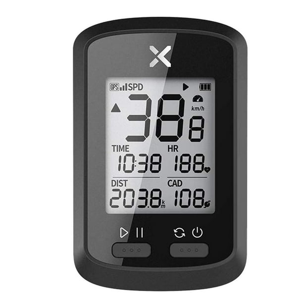 Para computadora de bicicleta G+ G GPS, velocímetro odómetro inalámbrico Bluetooth para bicicleta,