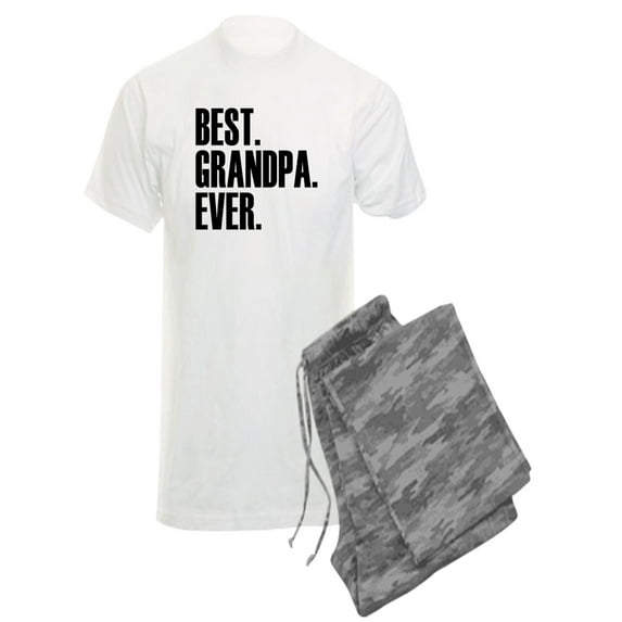 CafePress - Best Grandpa Ever Pajamas - Men's Light Pajamas