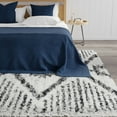 thumbnail image 6 of Mason Brooks Indigo Shag CG80B Transitional Geometric 8'3" X 10'0" Area Rug, 6 of 6