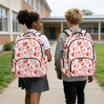 thumbnail image 5 of Whosucclay Strawberry Axolotl Theme 17 Inch Backpack for Boys Girls, Casual Lightweight Adjustable Straps Elementary Kids Backpack for High School Middle School, 5 of 8