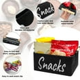 thumbnail image 2 of 2 PCS Snack Bin for Pantry,Snack Basket Organizer for Countertop with 10 Chip Clips ,Snack Storage Containers for Storing Chips, Pretzels, Cookies, Popcorn and more, 2 of 5