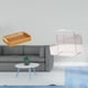 thumbnail image 2 of Cestas de almacenamiento,Cestas de almacenamiento de cocina tejidas con asas hechas a mano,Revistero,Revistero de suelo con soporte organizador moderno decorativo,Cesta de almacenamiento para, 2 of 8
