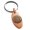 Rose, variant on Stainless Steel All Seeing Eye Novus Ordo Seclorum Engraved Small Oval Charm Keychain Keyring