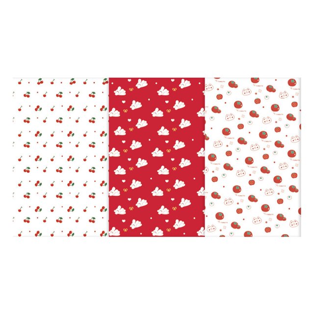WRKEKC Clearance 6pcs Wrapping Paper Gift Gift Paper Book Cover Paper ins Style Birthday Valentine's Day Packaging Bouquet Paper