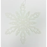 Holiday Time White Snowflake Ornament, 15"