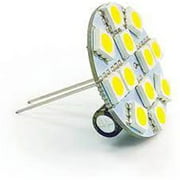 12 SMD LED Round PCB for G4 Base in Back, Warm