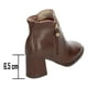 thumbnail image 3 of Botines Mujer Modare Café Casual Tacón 6.5 Cm Para Dama cafe 23.5 MX, 3 of 10