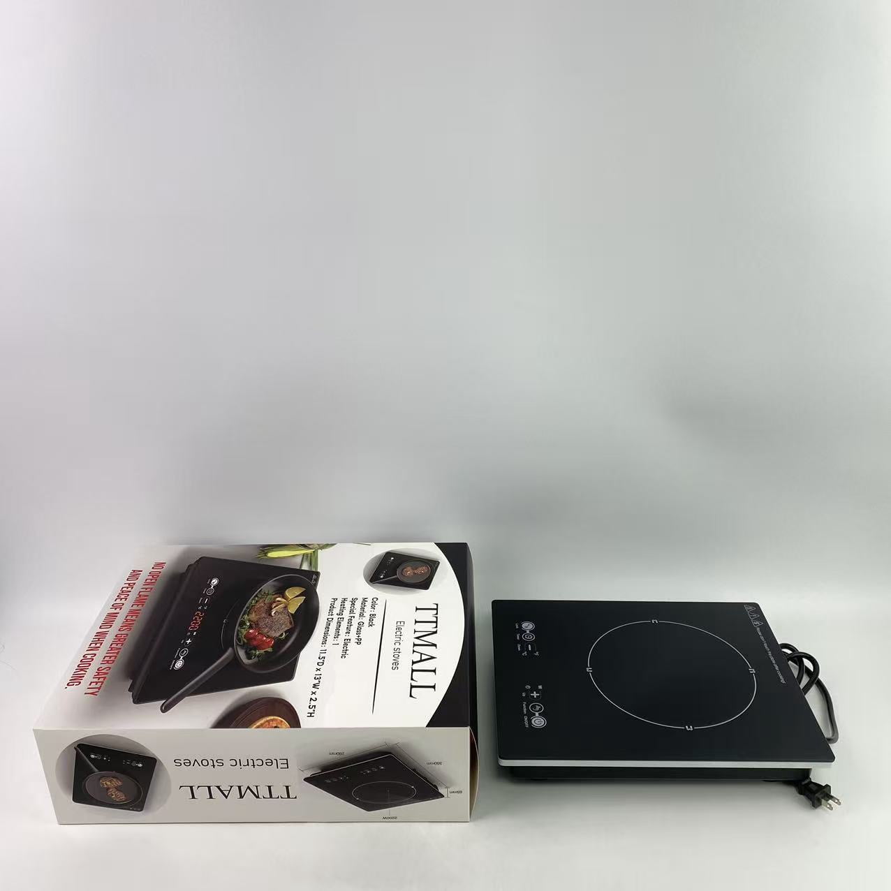 TTMALL Electric stoves,1800W Portable Induction Cooktop Countertop Burner