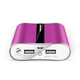 thumbnail image 2 of PowerMaster 12000mAh Portable Charger with Dual USB Ports Power Bank Pink, 2 of 4